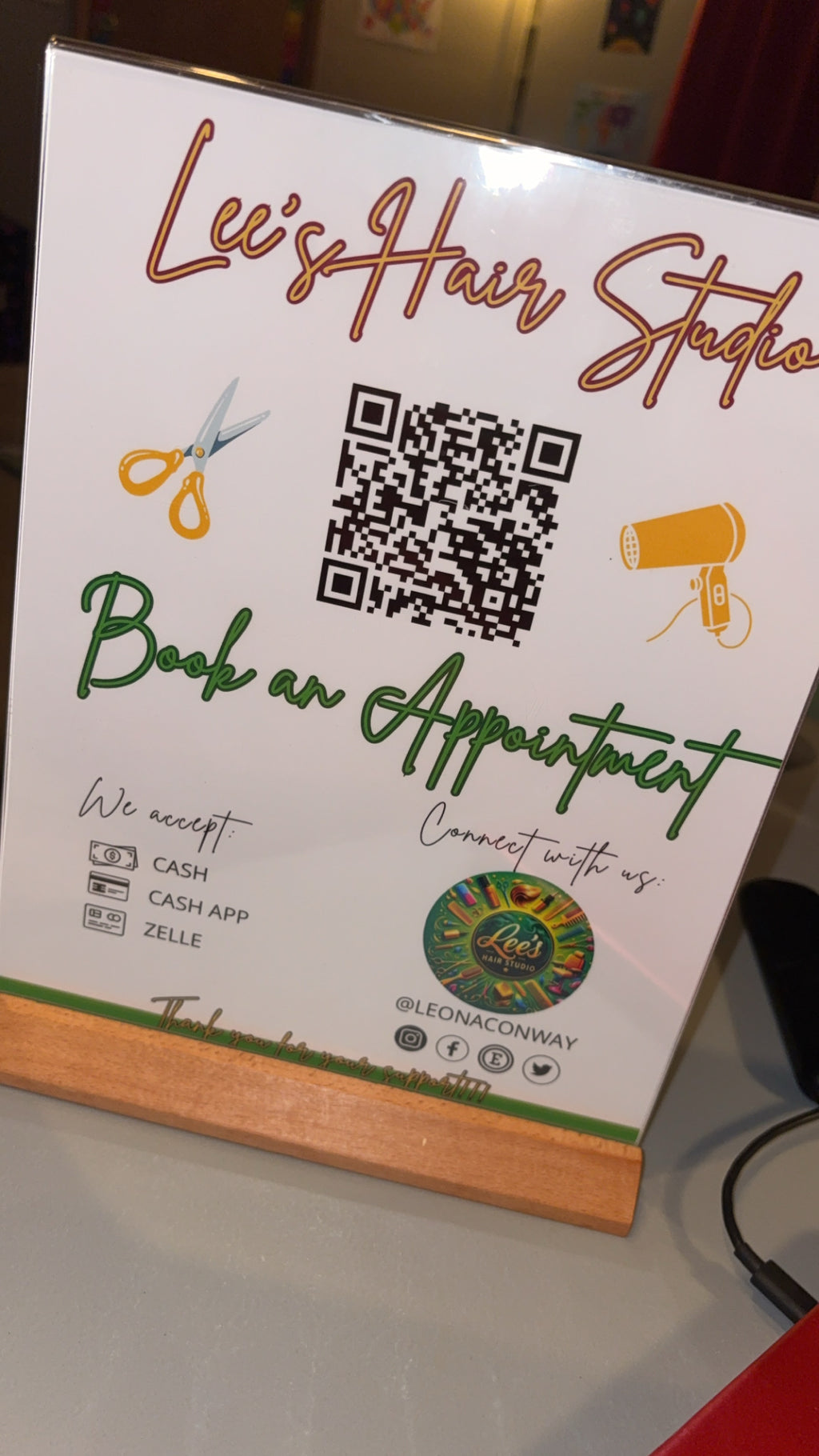 Custom QR Code Sign