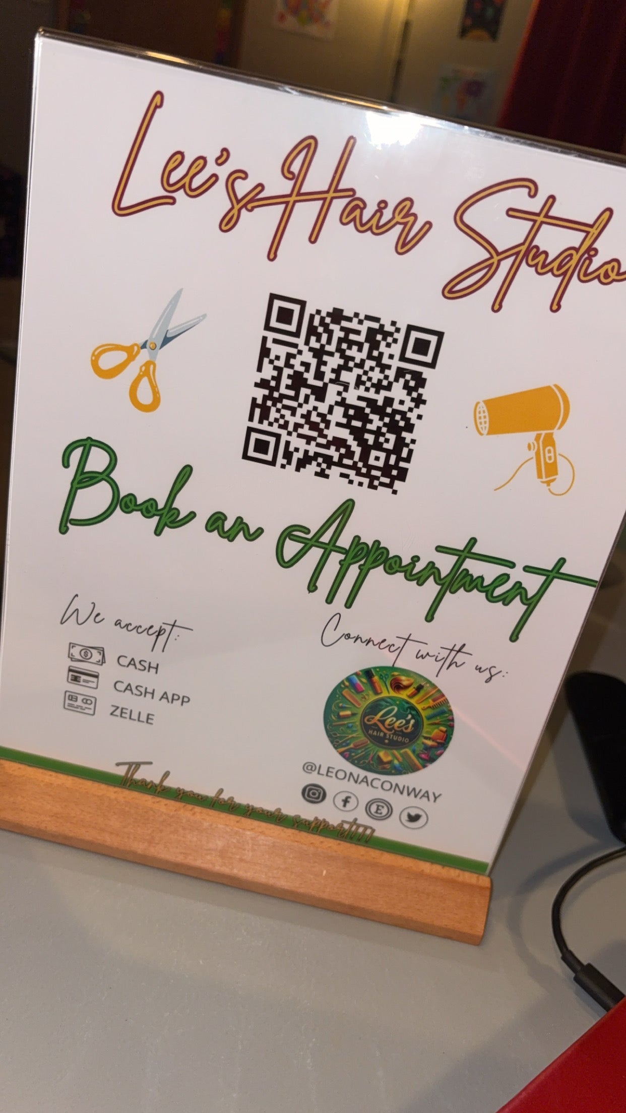 Custom QR Code Sign