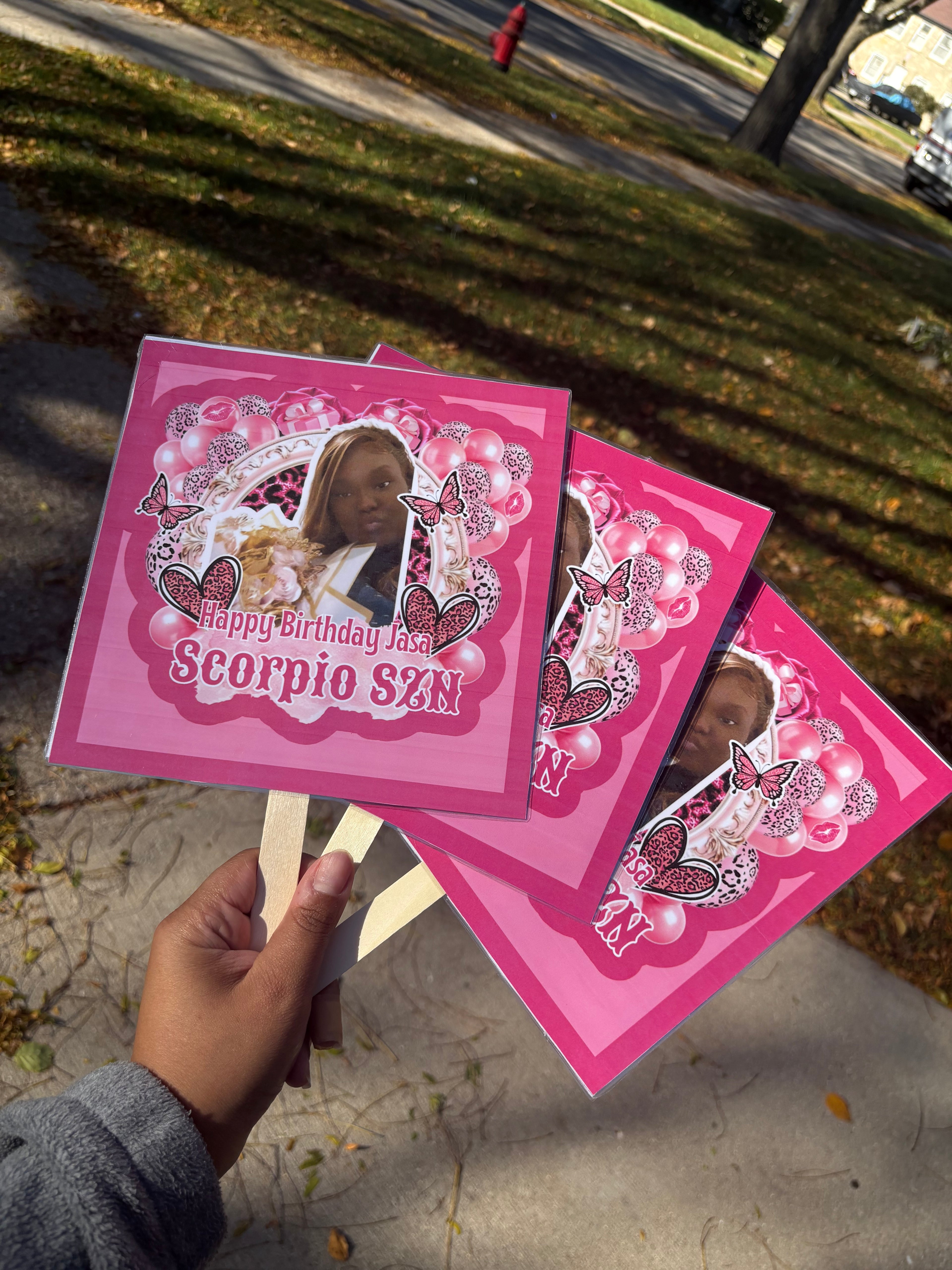 Custom Doublesided Fans